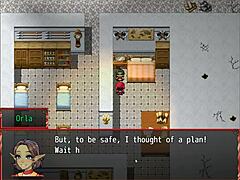 harem in another world hentai game exposes her pussy during gym workout.