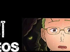 Minecraft Peasant Flashes Boobs to Steve in Hentai Parody Sex