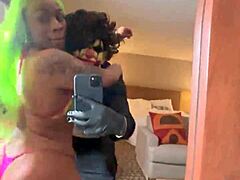 Ebony Cosplay Babe Moee Baby Twerking Big Ass For Days With Gibby The Clown