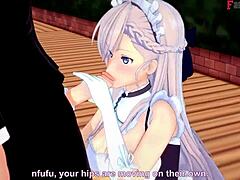 Belfast calls me for lunch then fucks hard in azurlane full movie!