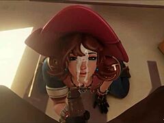 Healslut Kiriko's Intense Rough Deepthroat in Overwatch 3D Hentai Compilation