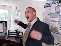 Naked Big Dick Gay Porn in First Time Work Scene