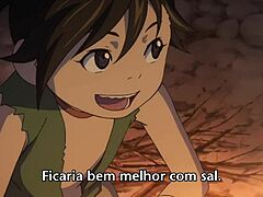 Beautiful legs of the anime Dororo - Part 2 in Portuguese