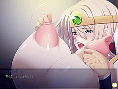 horny heroine ingrid plays with huge tits in ep 2