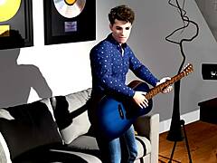 Musik Luv Magick: Wizard's Lover Seduces Hot Teacher in 3D