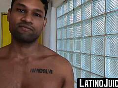 Using my big cock to explore Lucas Perez's deep asshole?