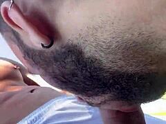 Cruising brazilian beaches for raw public cock action