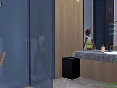 Lustful lesbian sluts got wild in gym action. Preview of steamy anime hentai SFM.