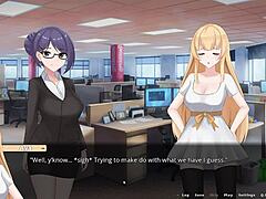 Hey, check out aya in this game with big tits and monster cock action