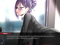 Hey, check out aya in this game with big tits and monster cock action
