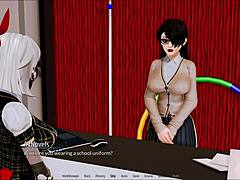 Playing harem hotel game episode 134 with anime style 😍