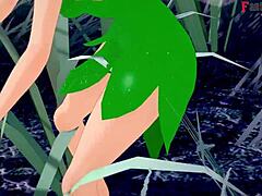 Tinker Bell All Grown Up Gets Nailed in Forest While Fairy Watches