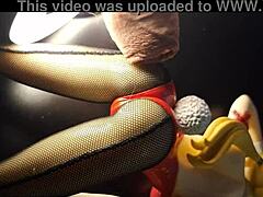 Lucy bunny gets intense cum on her figures in animejoker patreon.