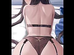 Anime Characters Engage in Intense Scenes