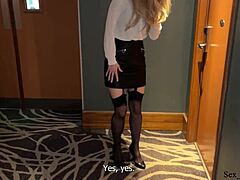 Confused Cute Room Service Girl for Prostitute Incident