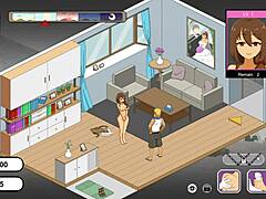 Cheating wives in hentai game