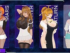 Beautiful women hunting in the anime porn game called Erogames