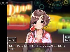 i am massaging my friend's big tits in the school pool.