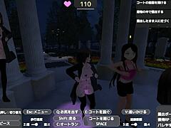 sereka-san exposes under naked coat in public without notice