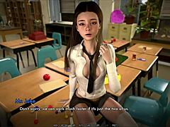 Teacher's pet hentai game turns steamy, doesn't it?