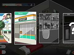 Cheating wives in hentai game