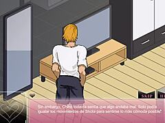 Hentai game ntraholic fucks his wife in front of him and takes her to thermal onsen for more fucking part 8