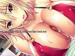 Tenioha Feat Ikumi - Ikumi Route Part 3 - Banging Fat Tits in Wild Hentai Action