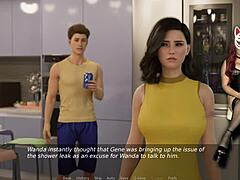 Ms Denvers Ep 54 - Sexy Gamergirl in Cosplay Plays Naughty Porn Game