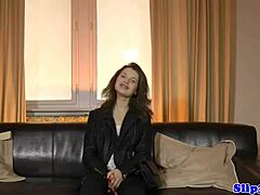 Stockinged glamour euro doggystyled by old guy, oops!