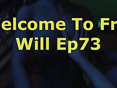 Free will 73: A commented visual novel and porn game with busty 3D characters