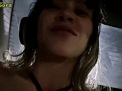 Young Bisexual Amateur Gives Tight Pussy for Uber Ride