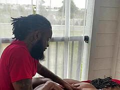 Steamy massage with a petite black teen from BallislifeZay on Twitter