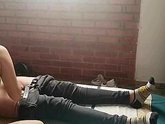 Horny Latina Teen Masturbates Me and Sucks Out Every Drop