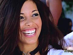 kumalott features latina morgan dayne taking a brutal hardcore pounding