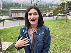 jade mercury hooks up with random guy near subway for hot vid! 😜