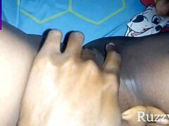 Touching Ruzzyde's Creamy Pussy Early Morning
