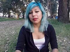 Sexy Chica Fingering Her Tight ASS!