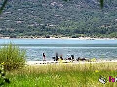 Natali Quinn hunts public fucks in swamp area