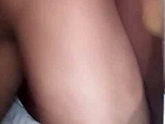 My sexy girlfriend shows off her curvy ass and big tits in homemade action