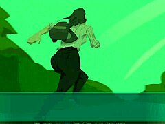 Alien breeding game turns into wild monster ass play.