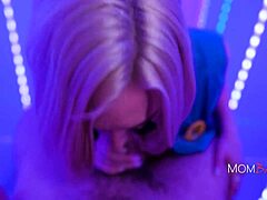 Whoa! Blonde boss Barbie Breach in kinky mess with Mike Mancini