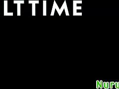 Hot Busty Masseuse Lacey Jayne Fucks Client James Angel in Truck Outdoors After Nuru Massage