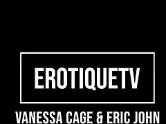 Hot Blonde Vanessa Cage Sucks and Fucks Eric John with Cum Covered Feet!
