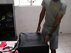 Colombian Roommate Tests Real vs Doll Vagina with Tantaly Toy