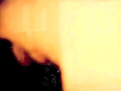 Vintage interracial threesome with hairy beaver banging action