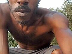 hempstead location with mature skinny roommate workout session