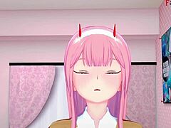 Zero Two says, Darling, let's have sex in this Franxx fantasy.