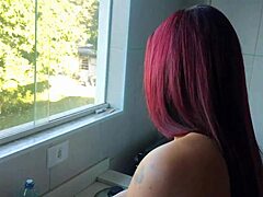 Pregnant wife cheats with plumber and lets him cum inside
