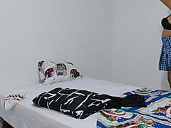 18-year-old latina student makes homemade porn for her teacher in uniform