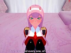 Zero Two says, Darling, let's have sex in this Franxx fantasy.